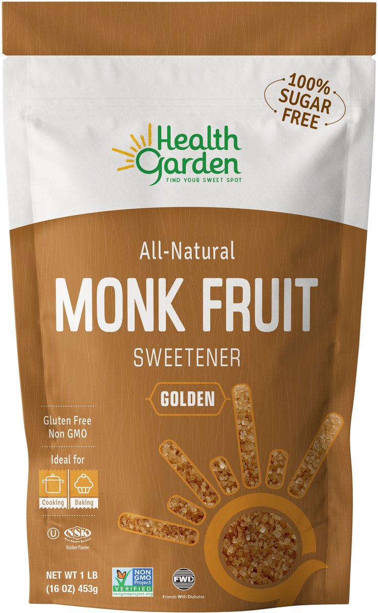 Mönchsfrucht mit Erythrit, Golden, 16 oz (454 g)
