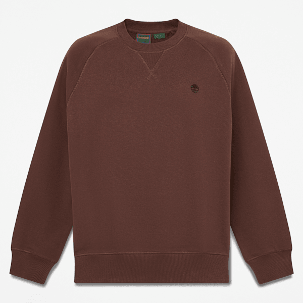 Timberland - Felpa Girocollo Exeter River da Uomo in marrone scuro, Uomo, marrone, Taglia: XL