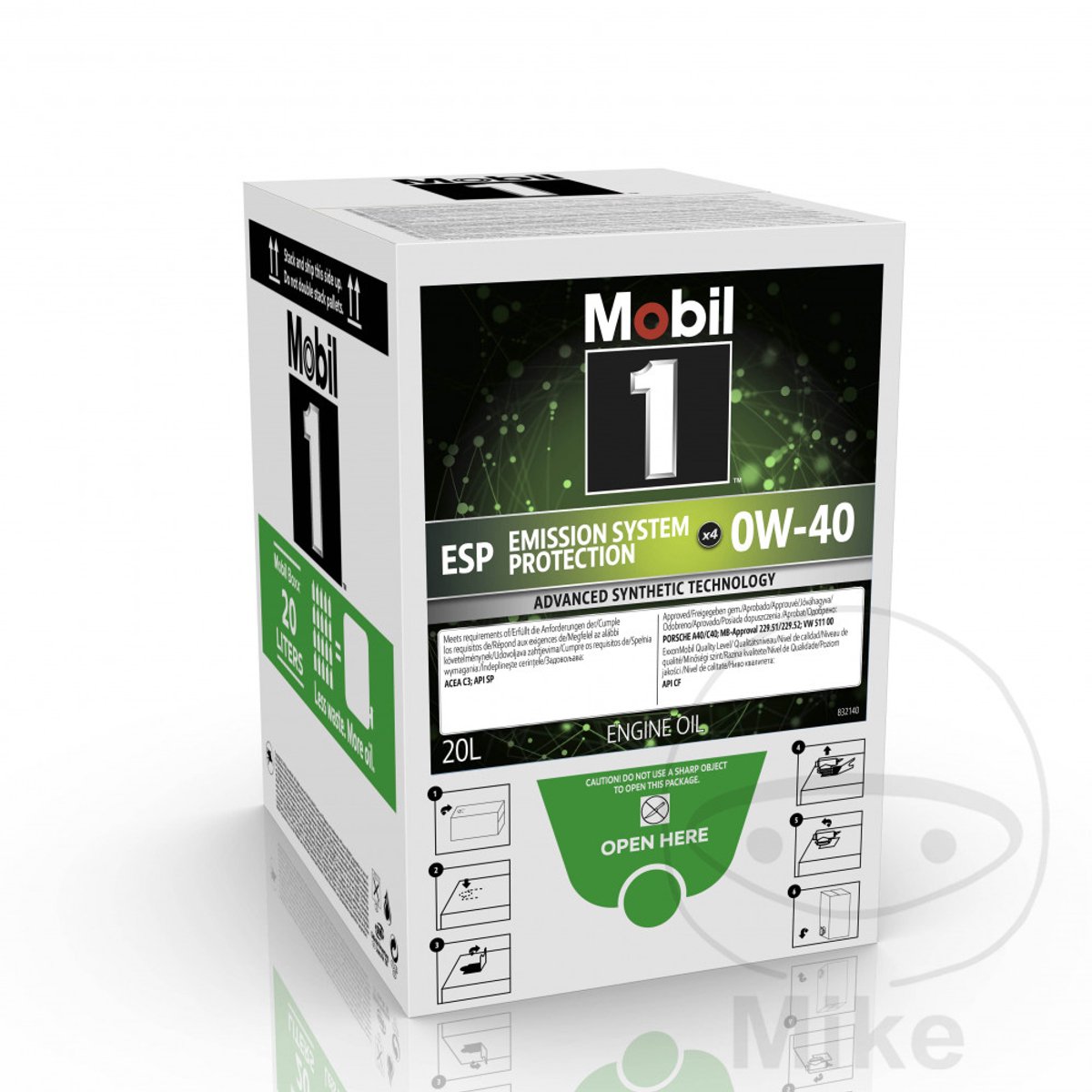 Mobil 1 ESP X4 0W-40 20 Liter BAG-IN Box