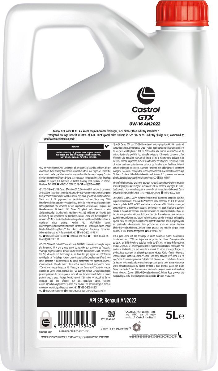 CASTROL Motoröl TOYOTA,MAZDA,SUZUKI 160A26 Motorenöl,Öl,Öl für Motor