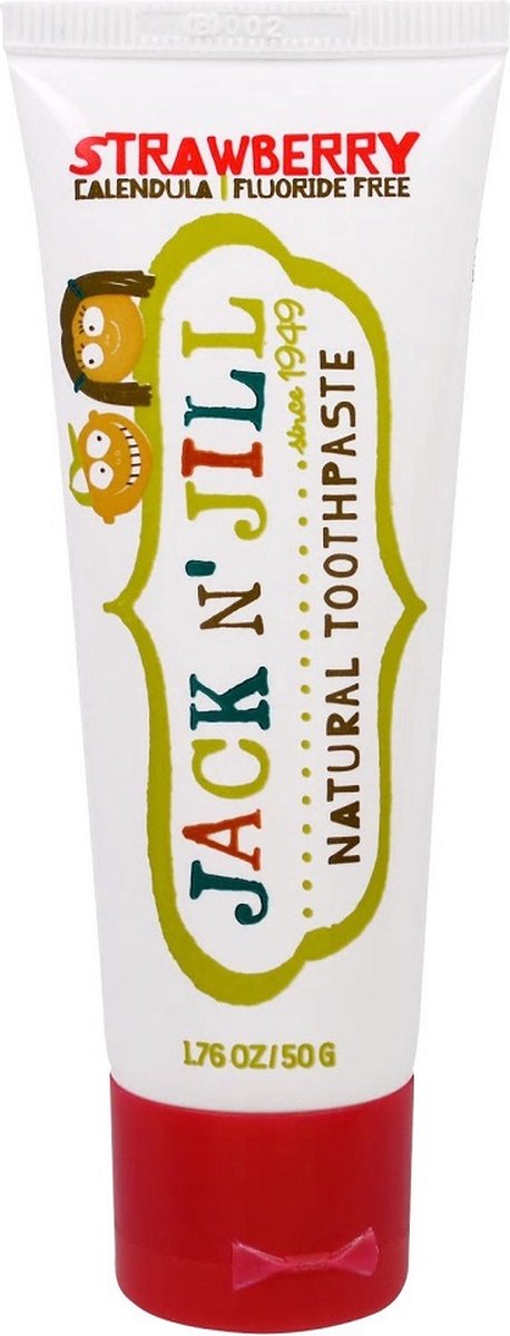 Jack n' Jill, zertifizierte natürliche Zahnpasta, Erdbeergeschmack, 1,76 oz (50 g)