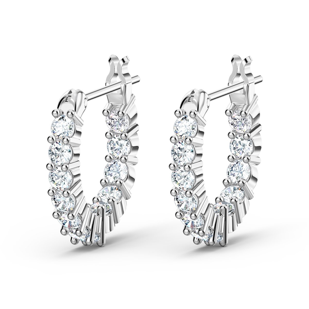 Swarovski Vittore Mini Rhodinierte Ohrstecker Damenohrringe 5562126 Box+Shopping Bag