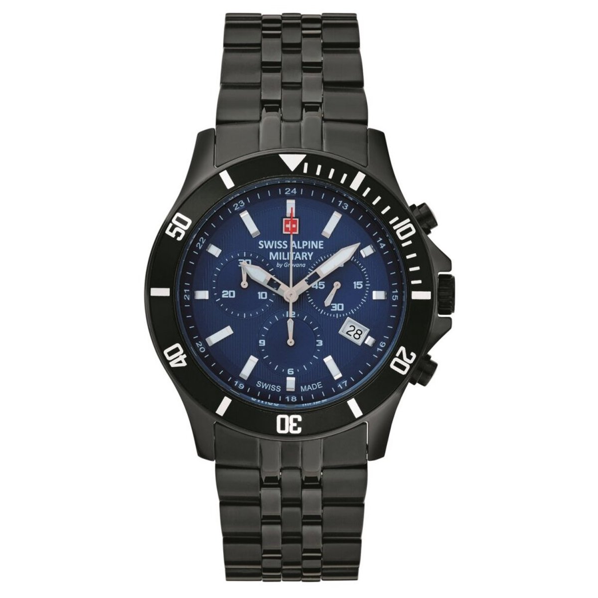 Swiss Alpine Military 7022.9175 Chronograph Herrenuhr 42mm 10ATM