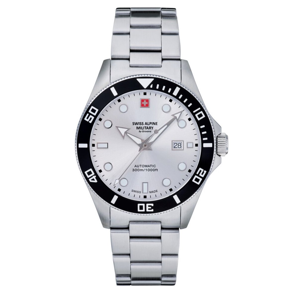 Swiss Alpine Military 7095.2132 Diver Automatik Herrenuhr 44mm 30ATM