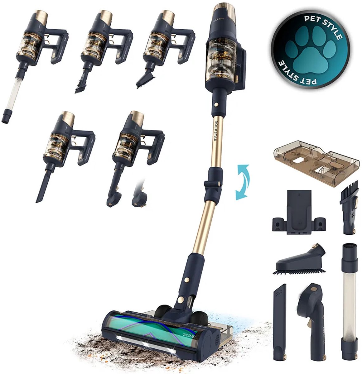 Besensauger Cecotec RX70 AquaPet Flex