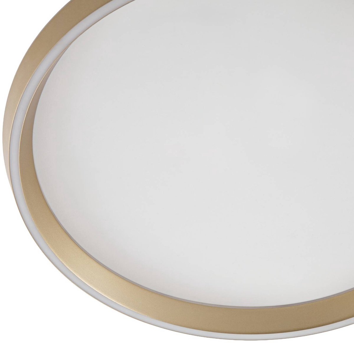Rylan LED-Deckenleuchte, Ø 62 cm, messing, CCT, dimmbar - Lucande - Wohnzimmer - Modern - Metall - Einflammig