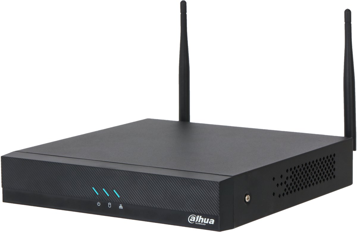 Dahua NVR2104HC-W IP WLAN Rekorder 4 Kanäle 1x SATA à 20 TB 1U schwarz