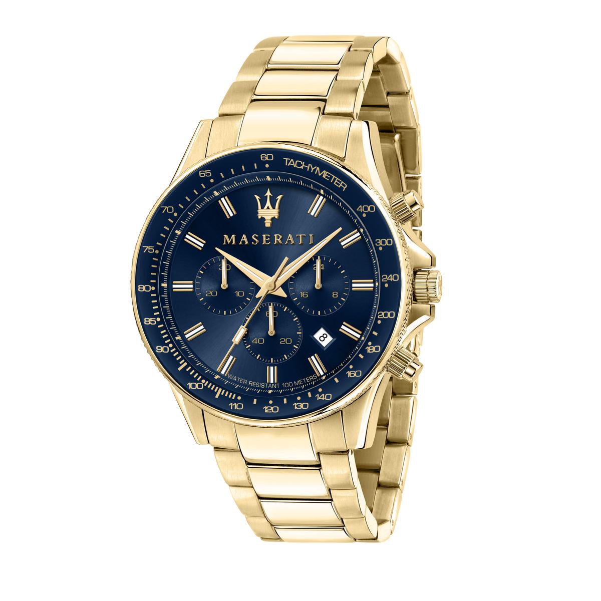 Maserati R8873640008 Sfida Chronograph Herrenuhr 44mm 10ATM