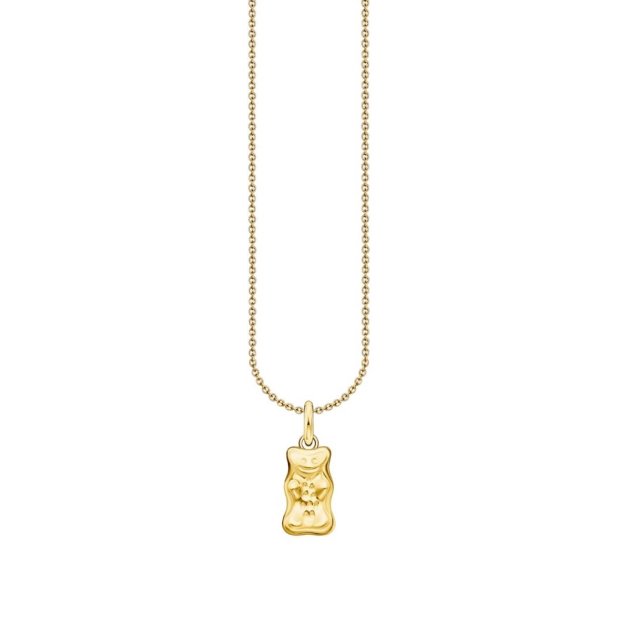 Thomas Sabo KE2325-413-39-L50V Kette mit Haribo Goldbär Anhänger vergoldet Damen