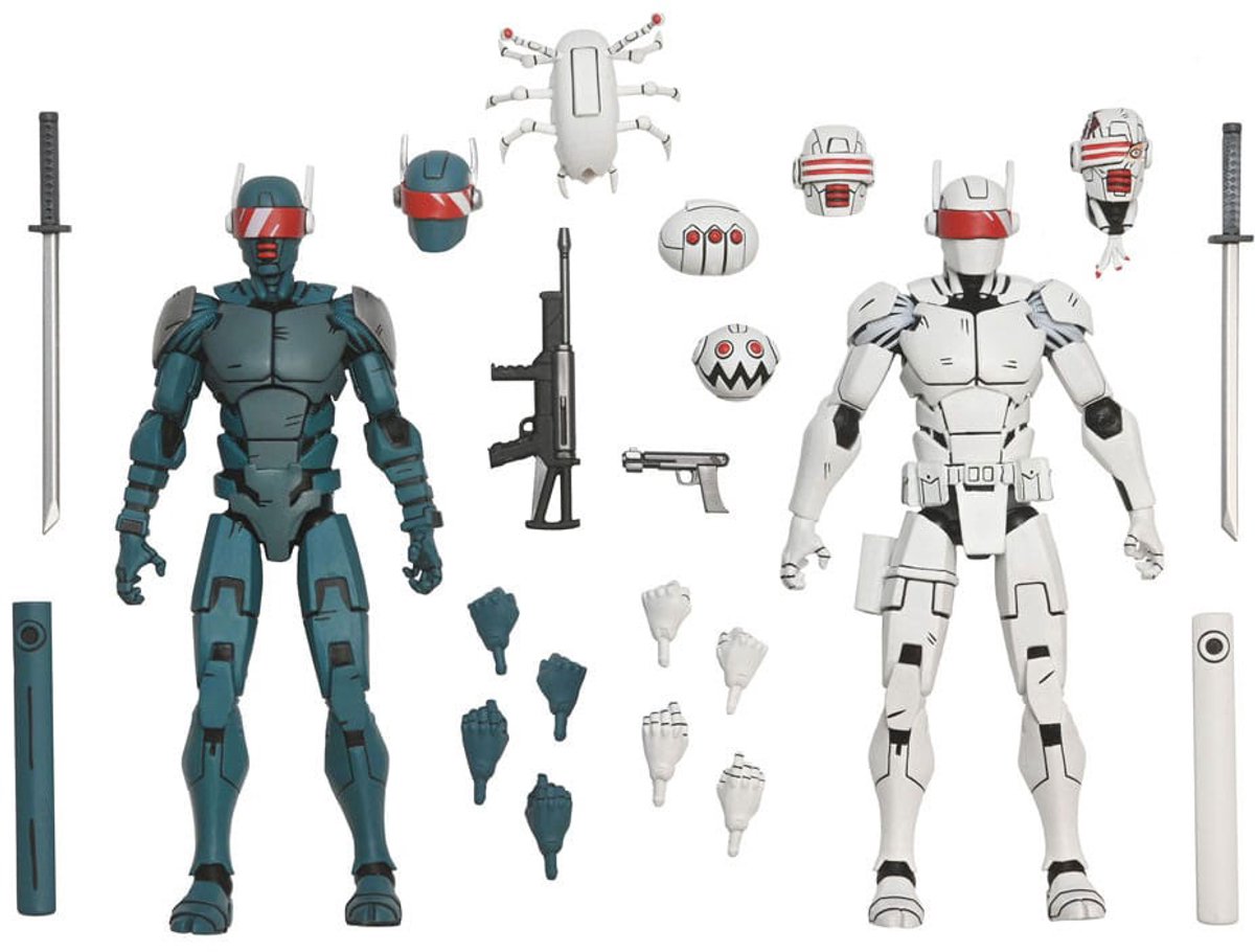 Sammlerfigur NECA Tortues Ninja (The Last Ronin) Synja Robots (x2)