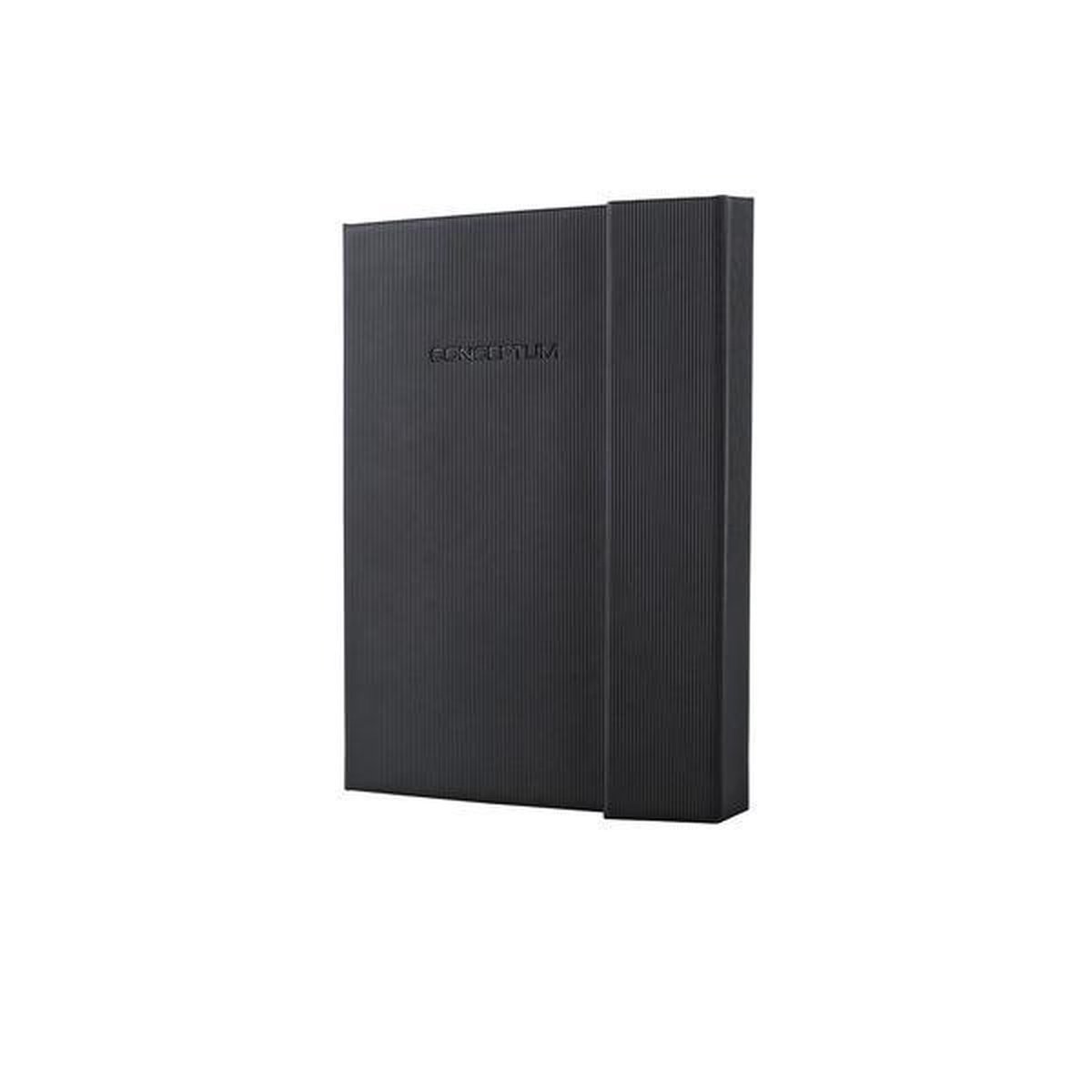 3 x Sigel Notizbuch Conceptum Pure A5 hardcover 97 Blatt kariert schwa