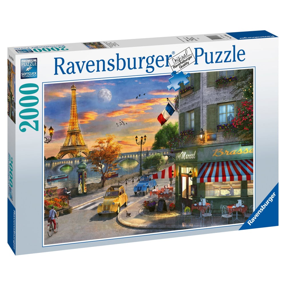 2000 Teile Puzzle ein romantischer Abend in Paris Ravensburger