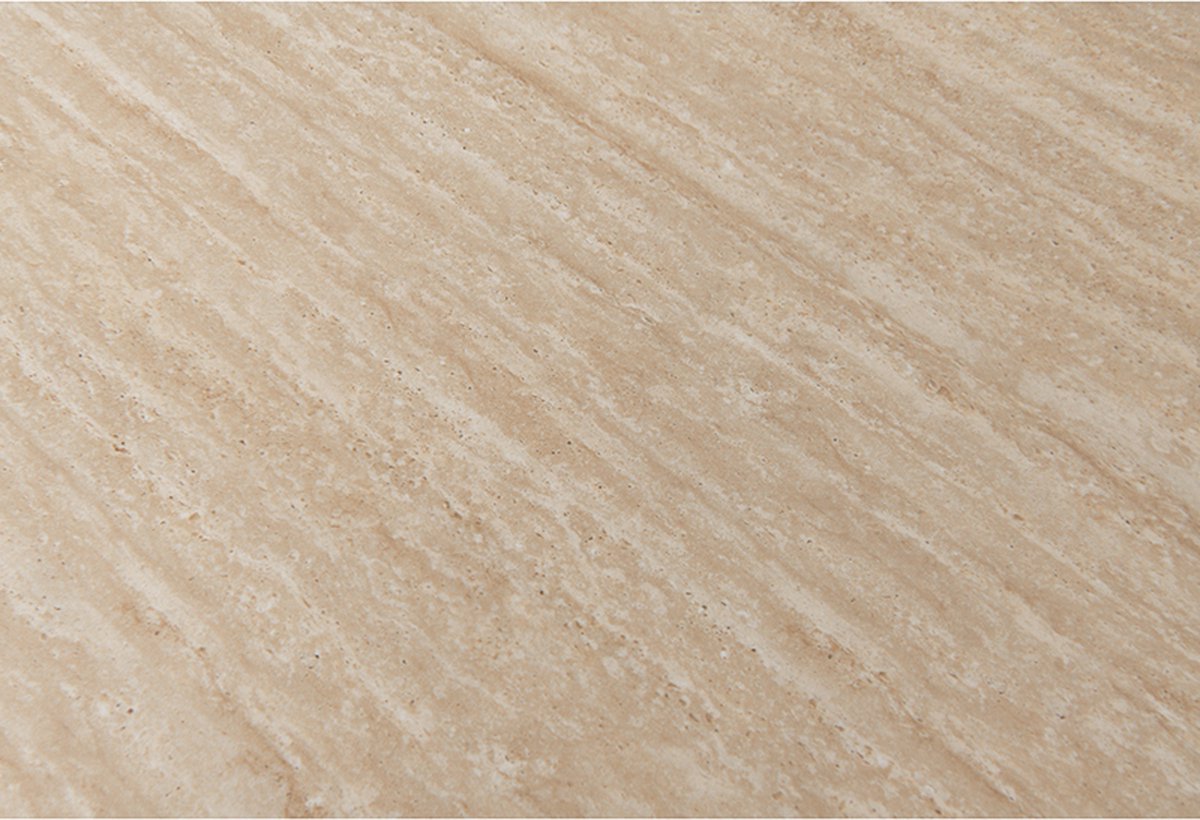 Handgefertischer Couchtisch aus Keramik Pole To Pole Travertine