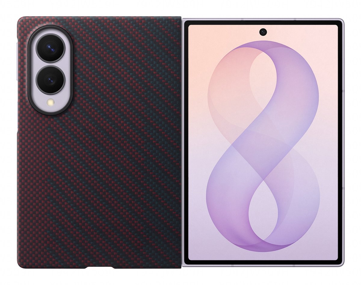 Samsung Samsung Carbon Magnet Case für Galaxy Fold8, red