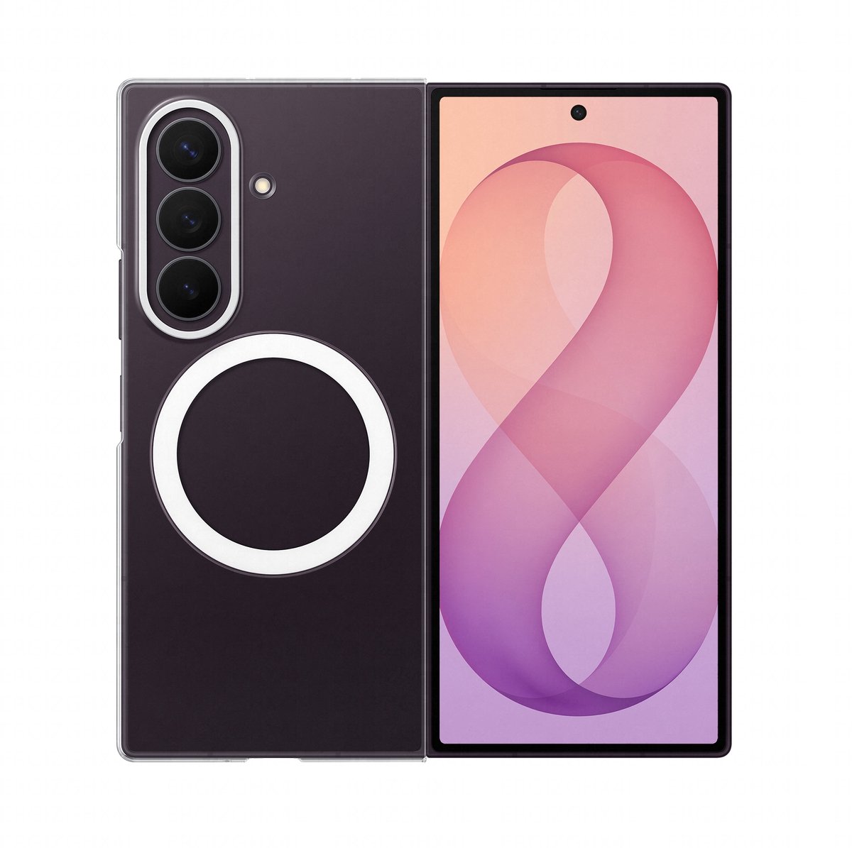 Samsung Samsung Clear Magnet Case für Galaxy Fold8 Ultra transparent