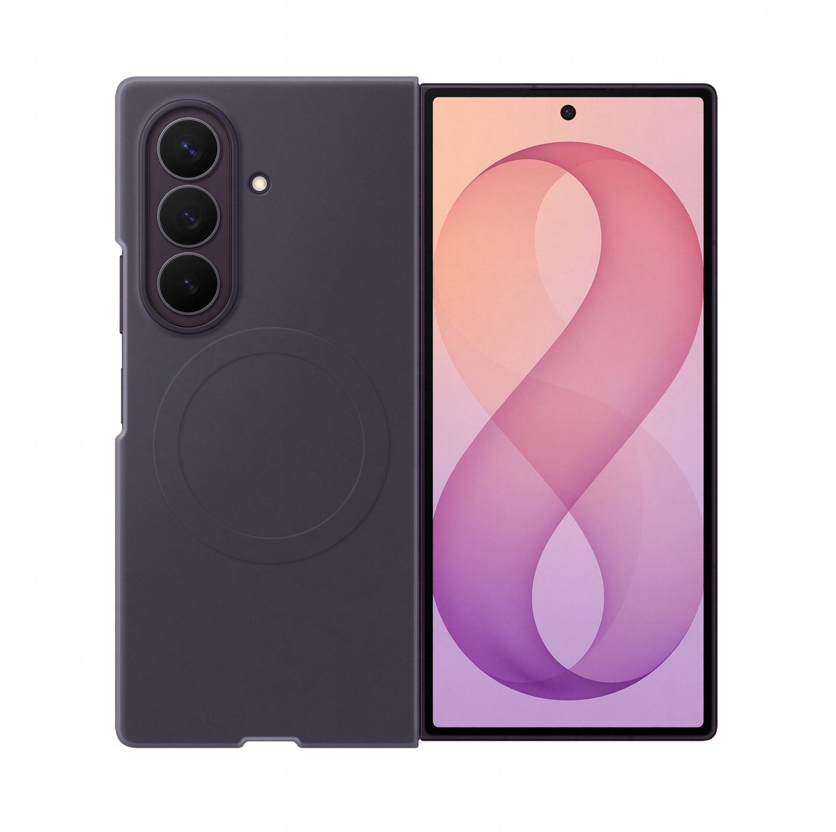 Samsung Samsung Silicone Magnet Case für Galaxy Fold8 Ultra violet