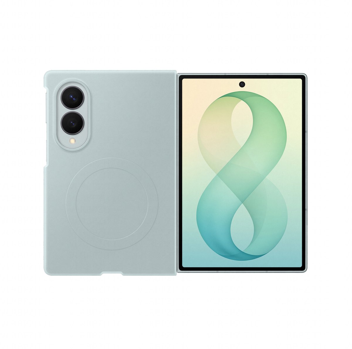 Samsung Samsung Silicone Magnet Case für Galaxy Fold8, green