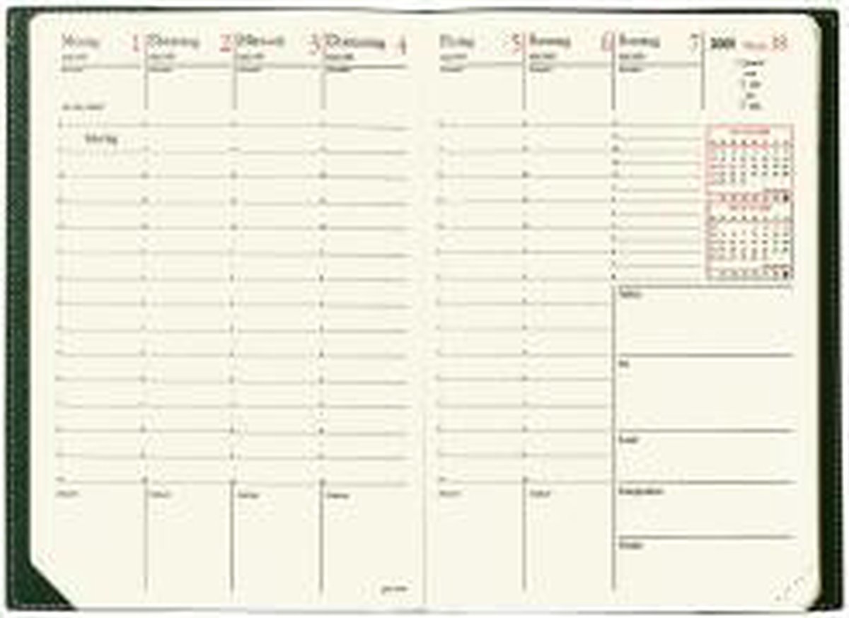 Quo Vadis Buchkalender Minister Prestige 16x24cm Soho ebenholzschwarz