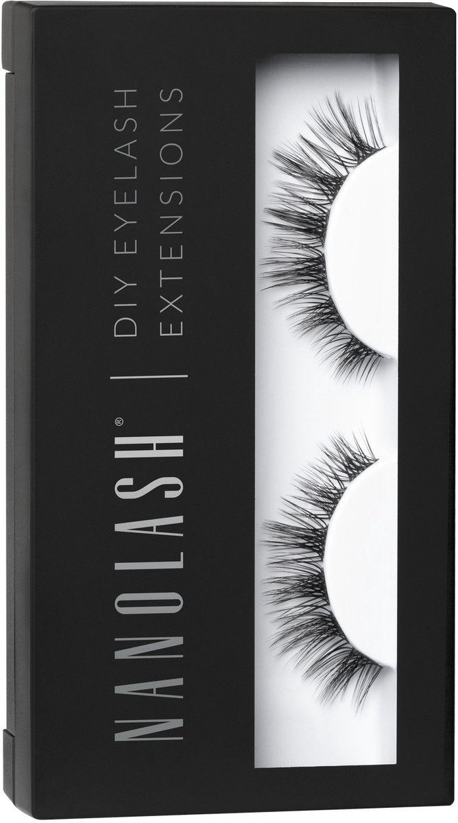 Nanolash DIY Eyelash Extensions Künstliche Wimpern in Clustern Harmony, 36 Stück