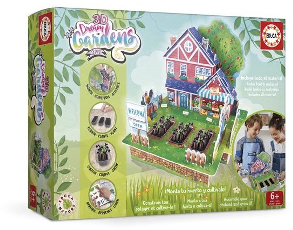Gartenwerkzeugset Educa 3D Dream Garden Orchard