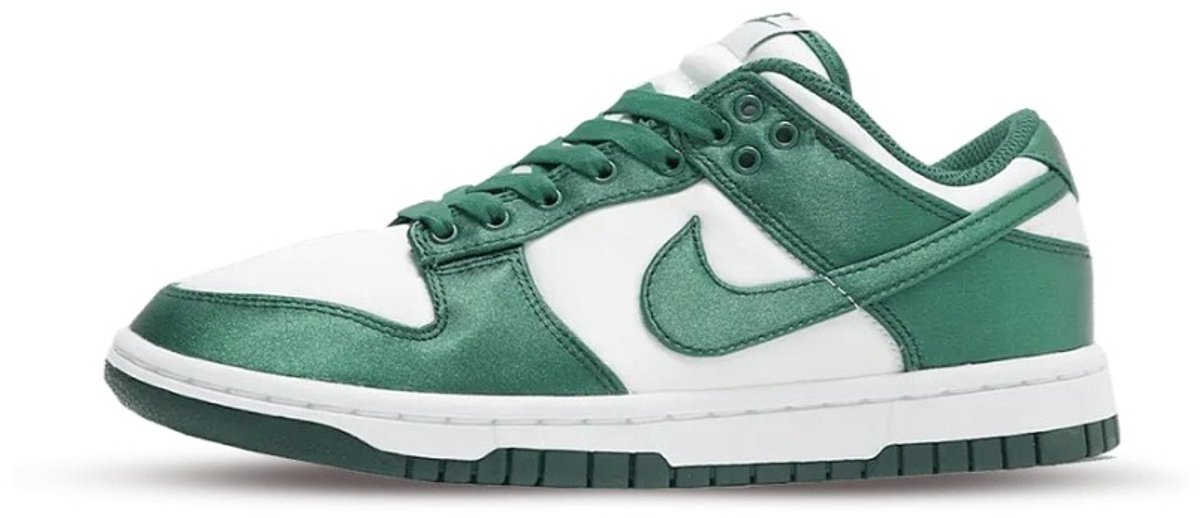 Nike Dunk Low Satin Grün Damen Sneaker Weiß Team-Grün DX5931-100 44.5