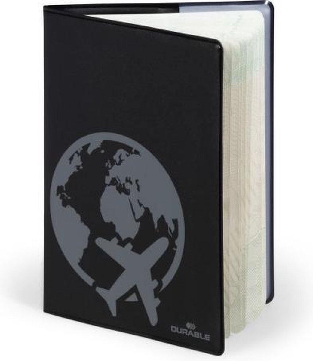 10 x Durable Reisepasshülle RFID Secure Kunststoff schwarz