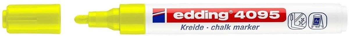 10 x Edding Kreidemarker edding 4095 2-3mm neongelb