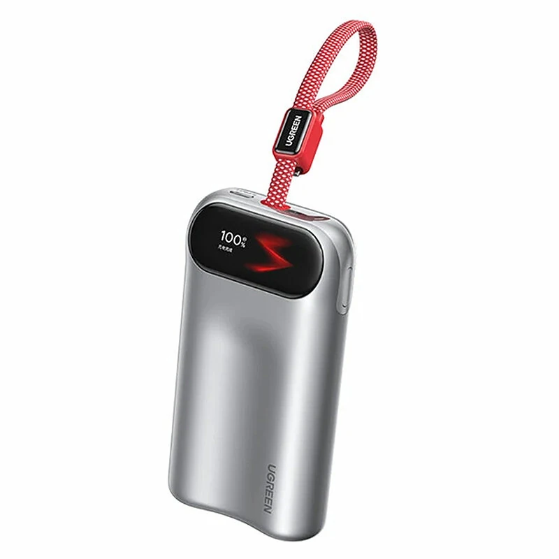 Ugreen PB610 45W 36Wh 10000mAh Intelligentes Display Powerbank Wird mit USB-C-Kabel Geliefert Externe Energiequelle mit