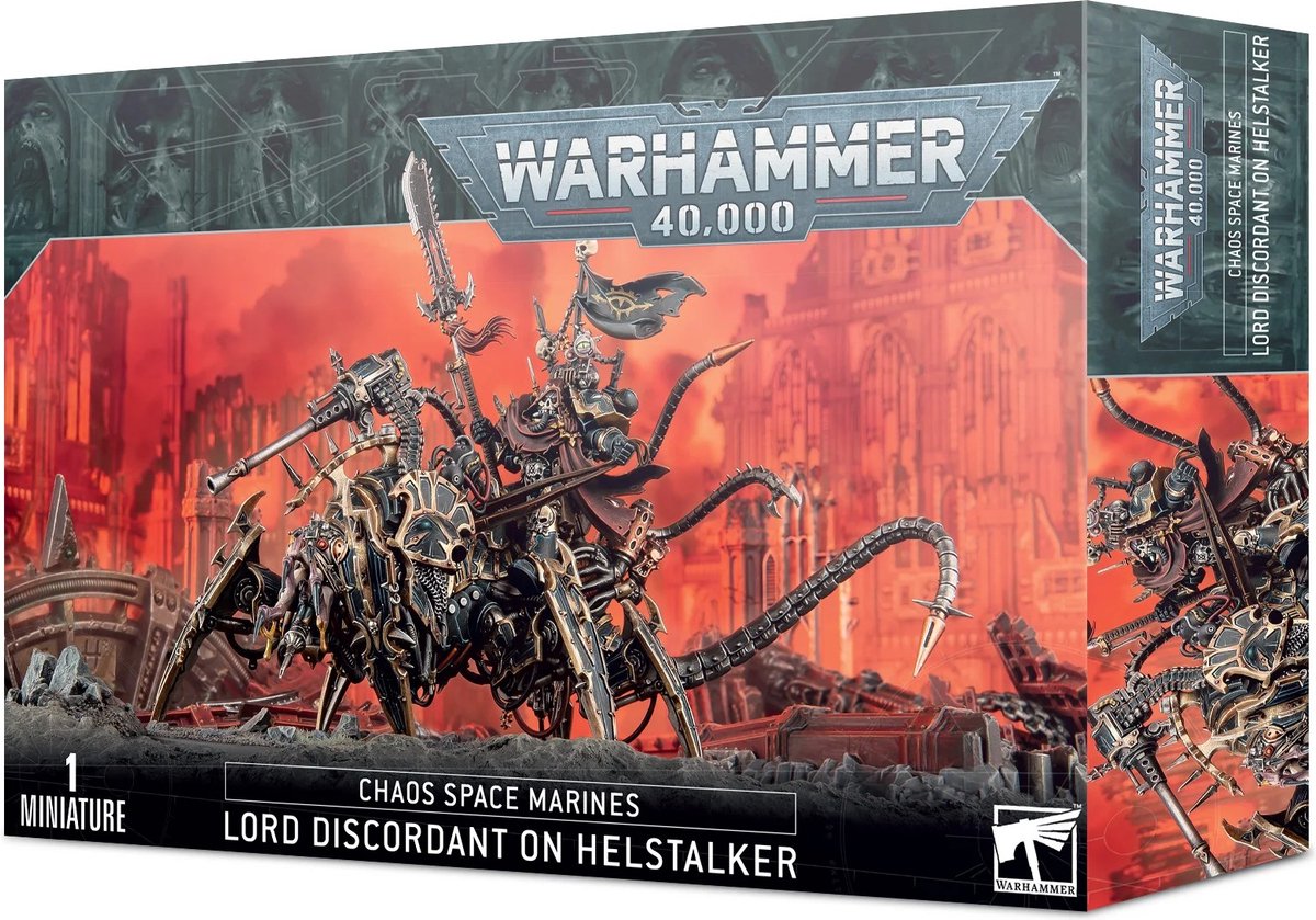 Figurine Games Workshop Warhammer 40k - Space Marine du Chaos Vex Machinator, Arch-Lord Discordant