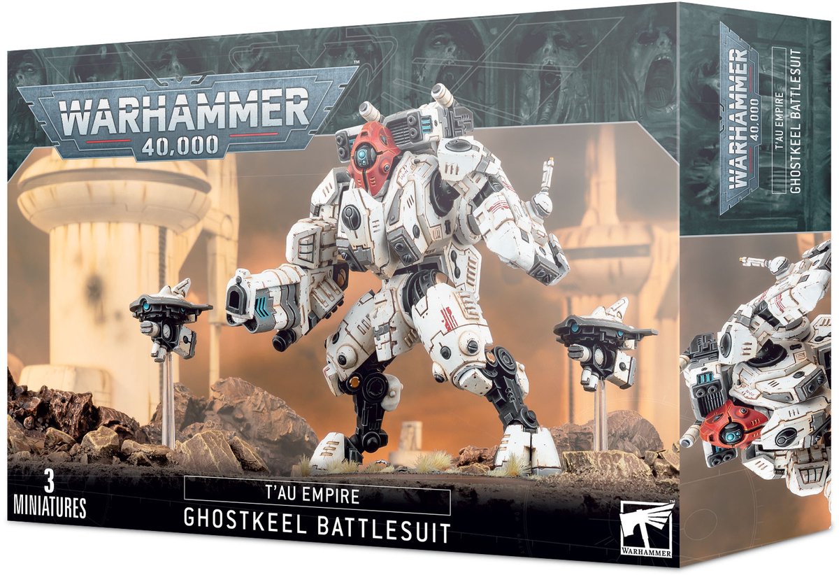 Figurine Games Workshop Warhammer 40k - T'au Empire XV95 Ghostkeel Battlesuit