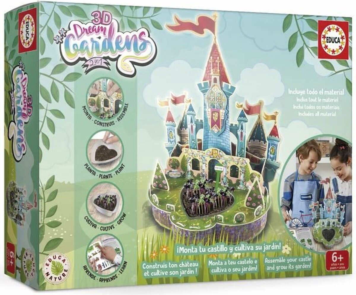 Gartenwerkzeugset Educa 3D Dream Garden Castillo