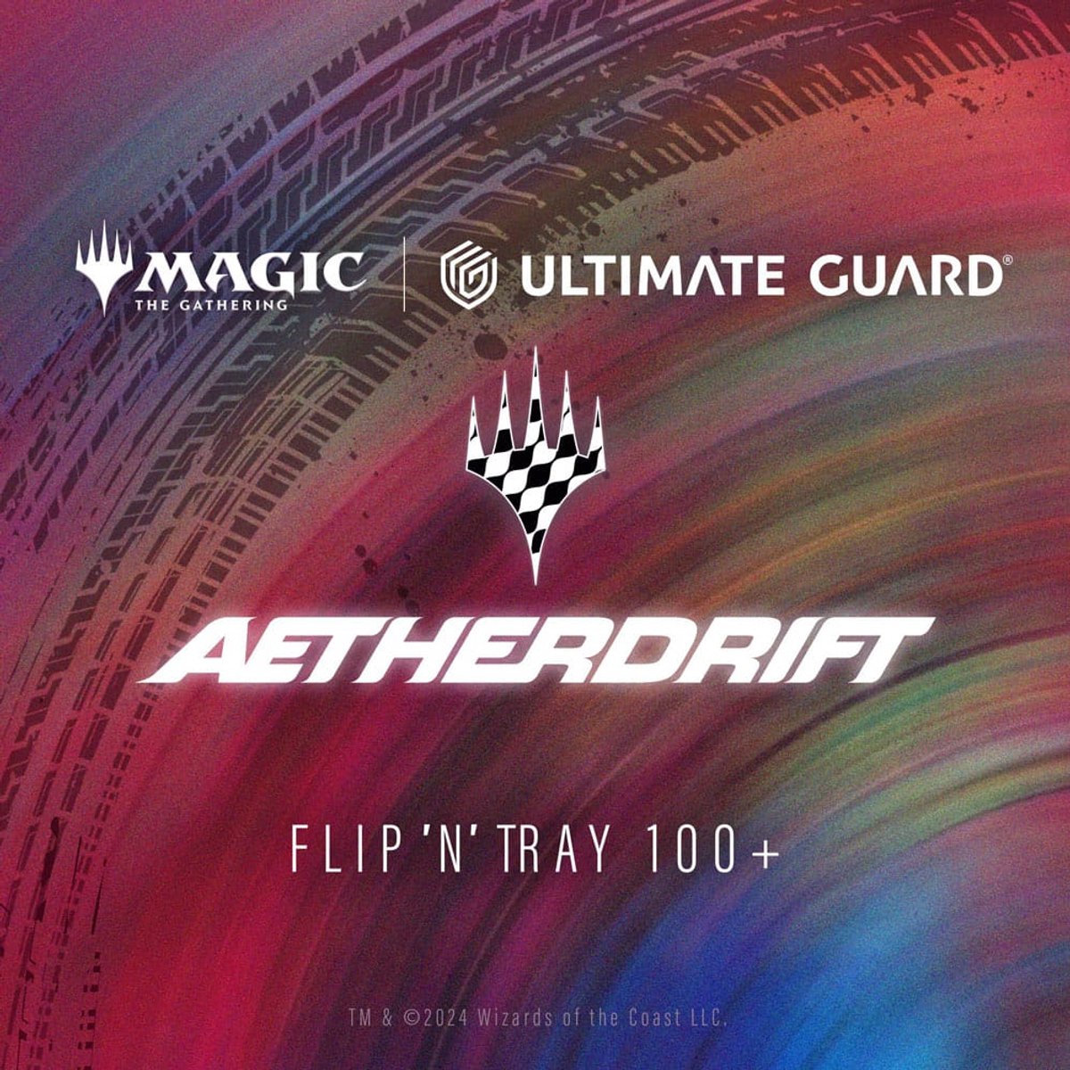 Aufbewahrungsbox Ultimate Guard Flip'n'Tray 100+ Xenoskin Magic: The Gathering Aetherdrift Hazoret Godseeker