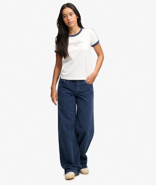 Superdry Damen Tweed-schlauchschal mit Zopfmuster Schwarz - Größe: One Größe