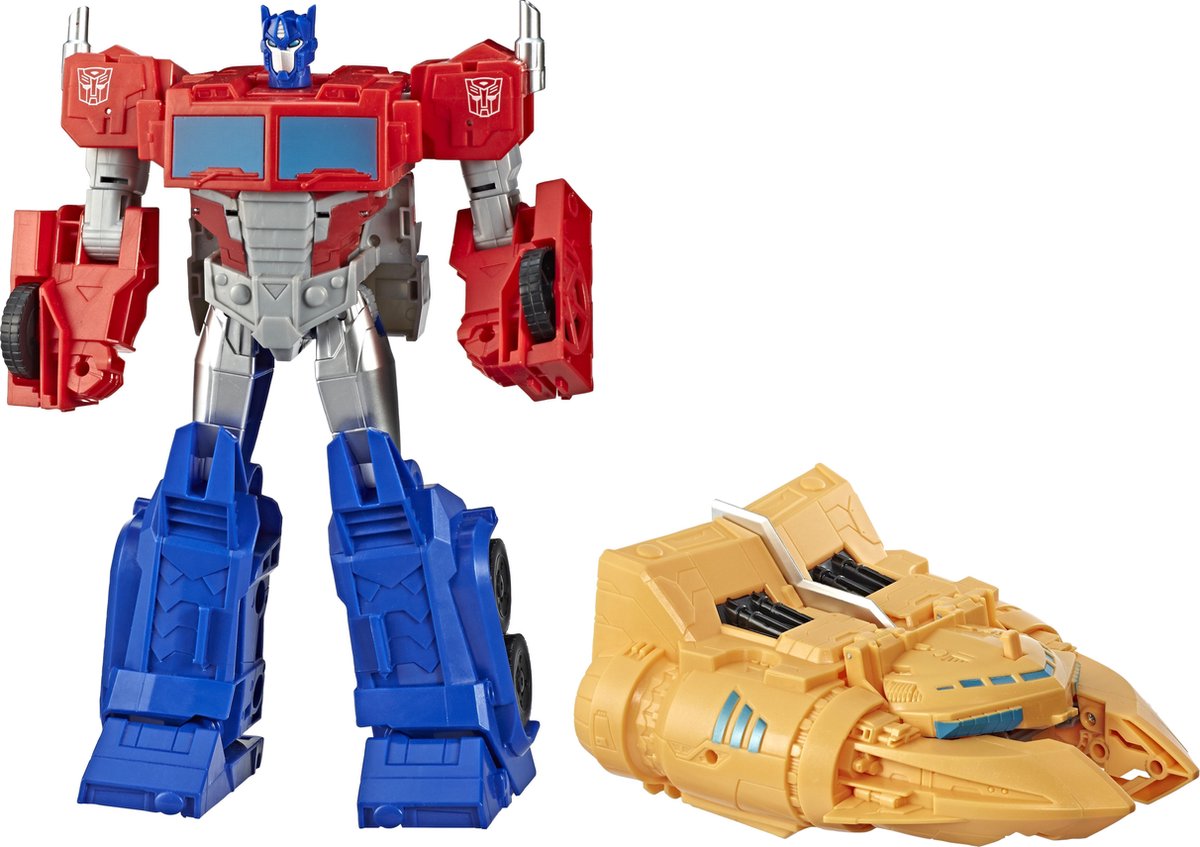 Transformers Cyberverse - Roboter Action Optimus Prime Ark Power Truck - 30cm - HASBRO - Gelb - Gemischt - Kind