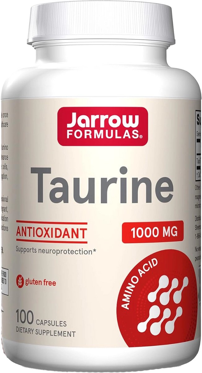 Jarrow Formulas Taurin, Taurin 1000 mg, 100 Kapseln