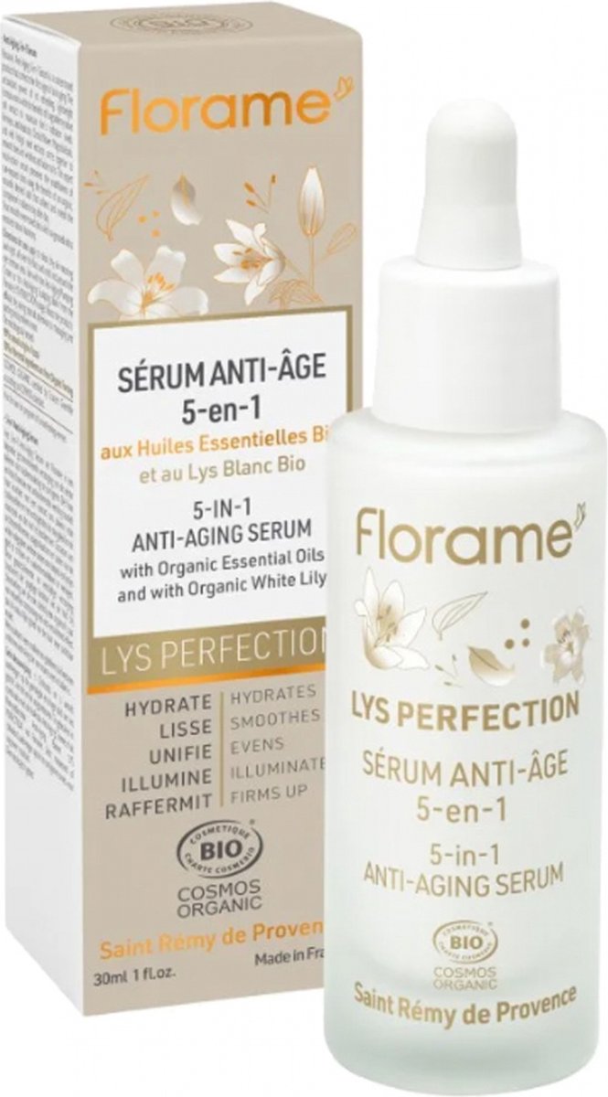 Florame Lys Perfection 5-in-1 Bio-Anti-Aging-Serum, 30 ml