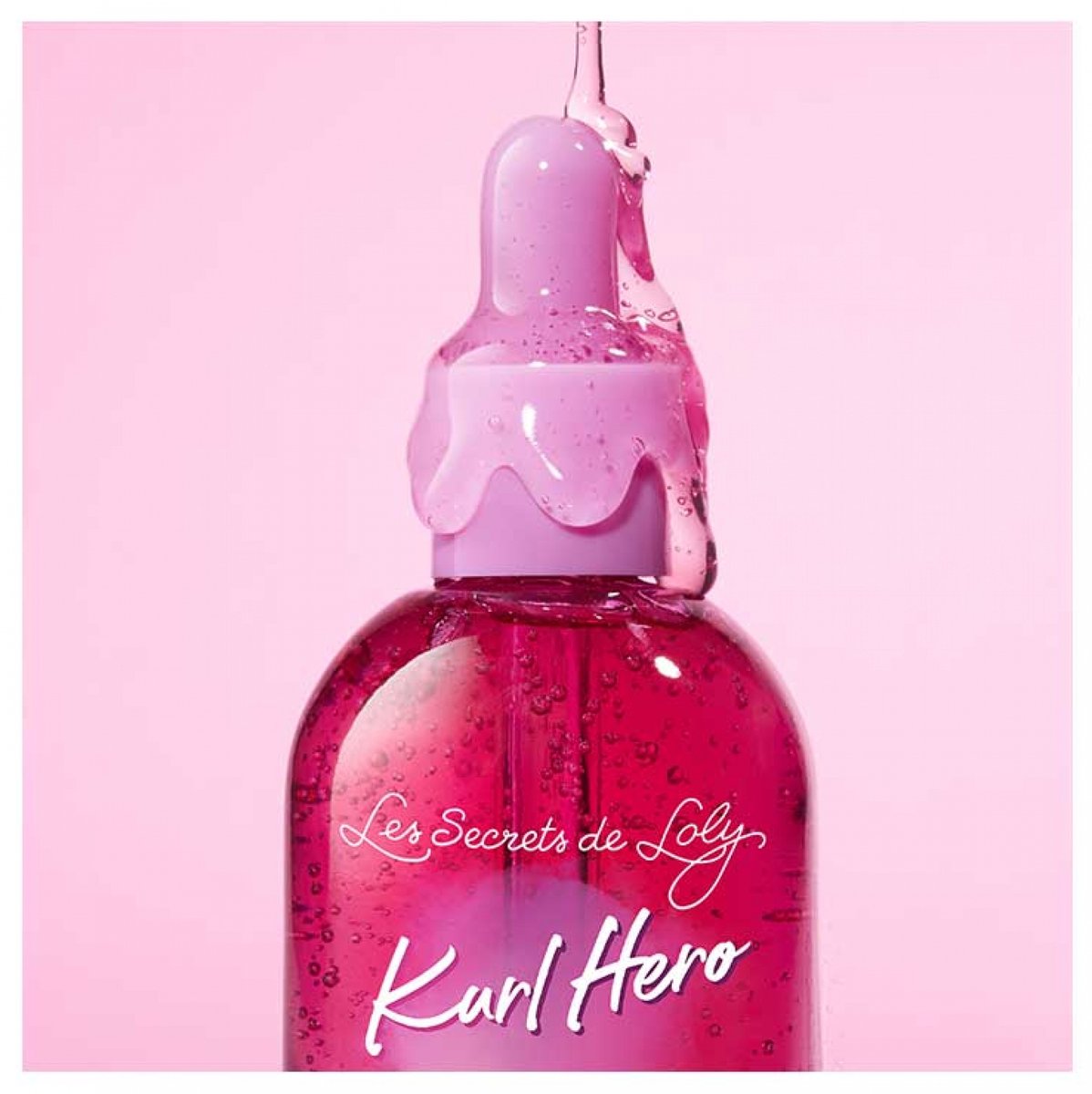 Les Secrets de Loly Kurl Hero Serum gegen Haarausfall, für Haarwachstum und dichteres Haar, 50 ml