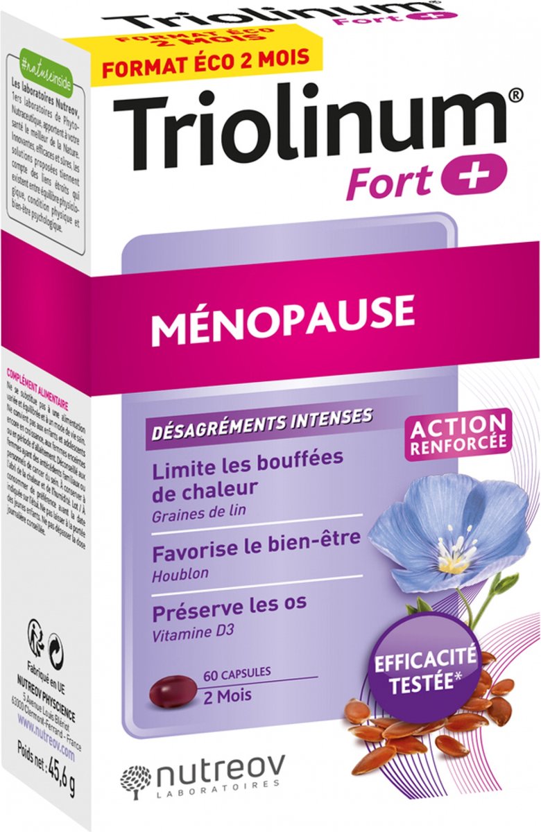 Nutreov Triolinum Fort + Menopause 60 Kapseln