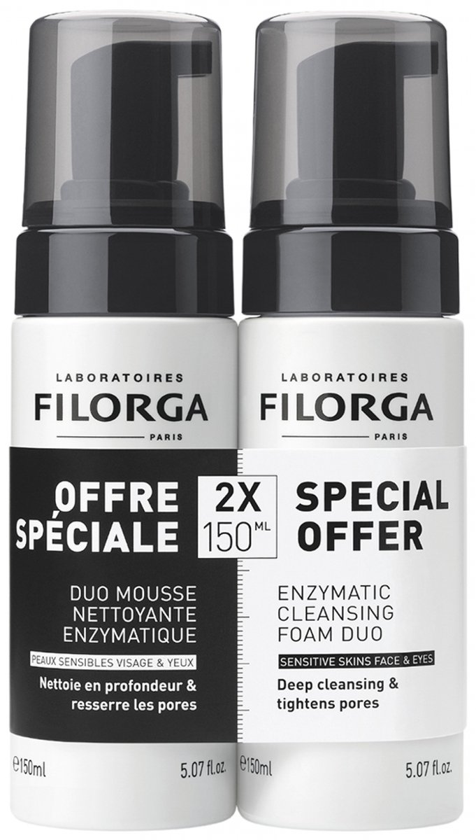 Filorga SKIN-PREP Enzymatischer Reinigungsschaum, 2er-Pack (je 150 ml)