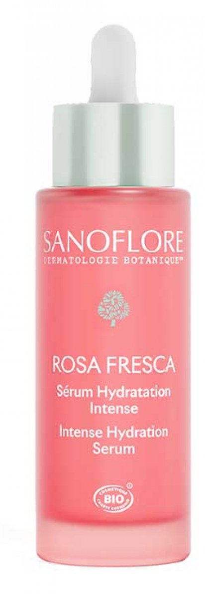 Sanoflore Rosa Fresca Bio-Serum für intensive Feuchtigkeitspflege 30 ml
