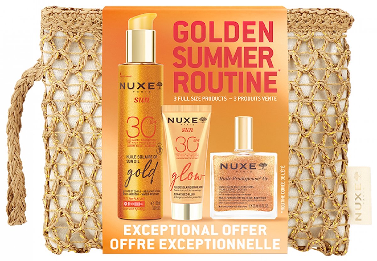 Nuxe Geschenkset „Golden Summer Routine“
