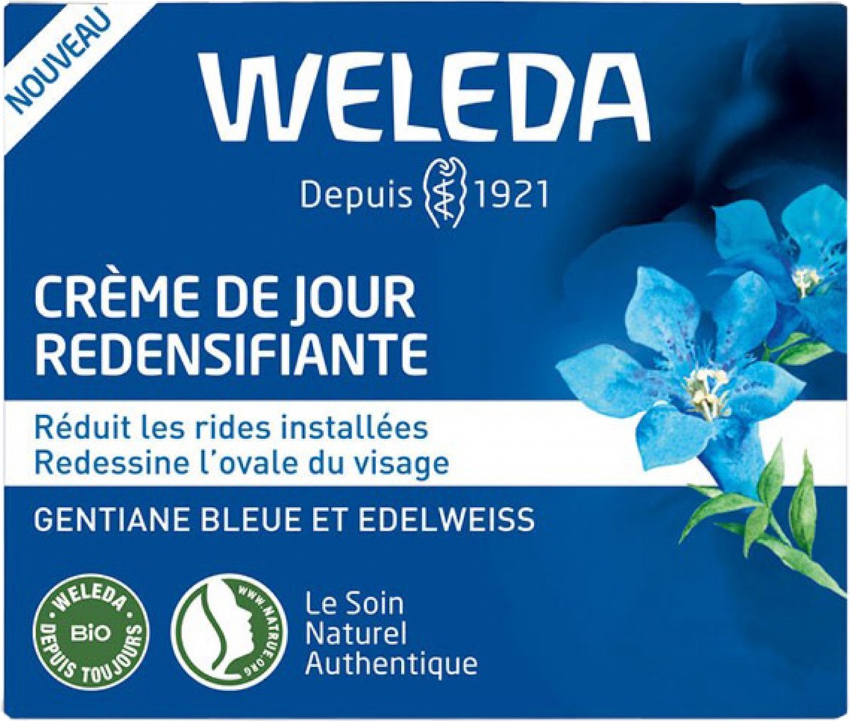 Weleda Blauer Enzian und Edelweiß – Aufbaubende Tagescreme 40 ml