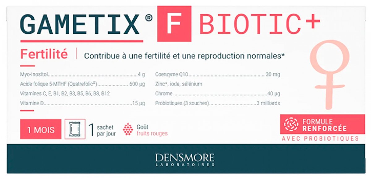 Densmore Gametix F Biotic+ Fertility, 30 Beutel
