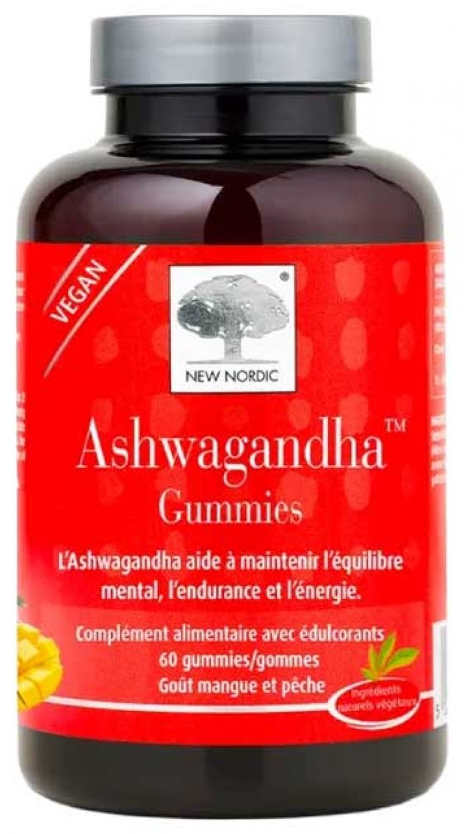 New Nordic Ashwagandha 60 Gummibärchen