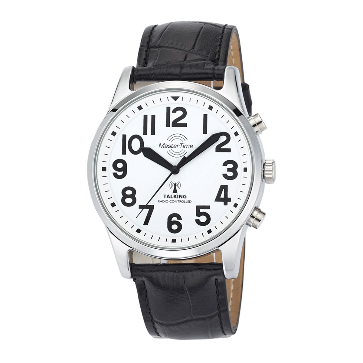 Master Time MTGA-10690-60L Herrenuhr Sprechende Funk Quarz 43mm