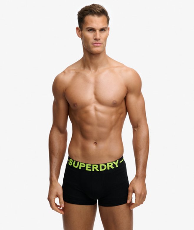 Superdry Herren Trunk Dreierpack Black - Größe: S