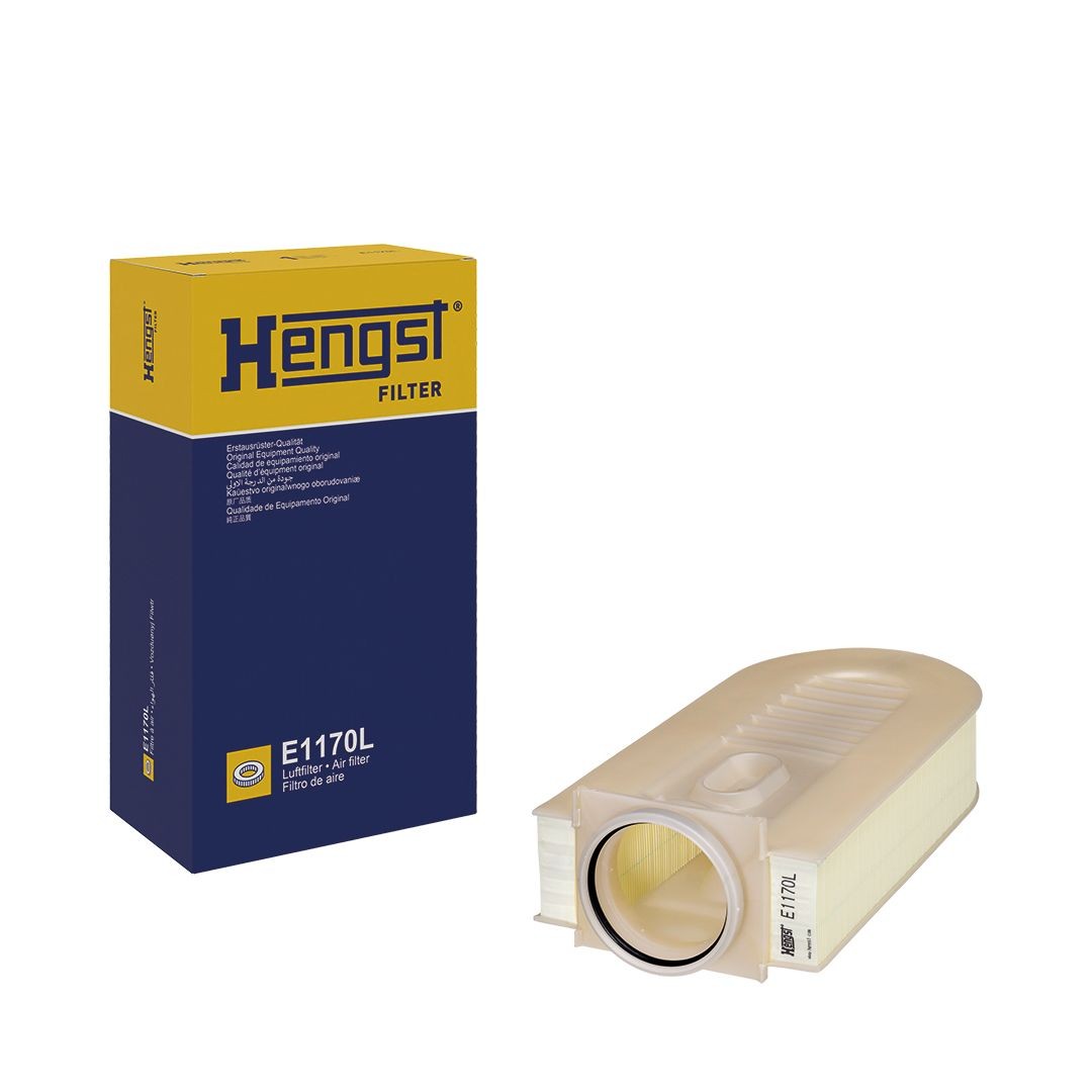 HENGST FILTER Luftfilter MERCEDES-BENZ E1170L A651094010464,6246310000,6510940104 Motorluftfilter,Filter für Luft 651094010464,A6510940104