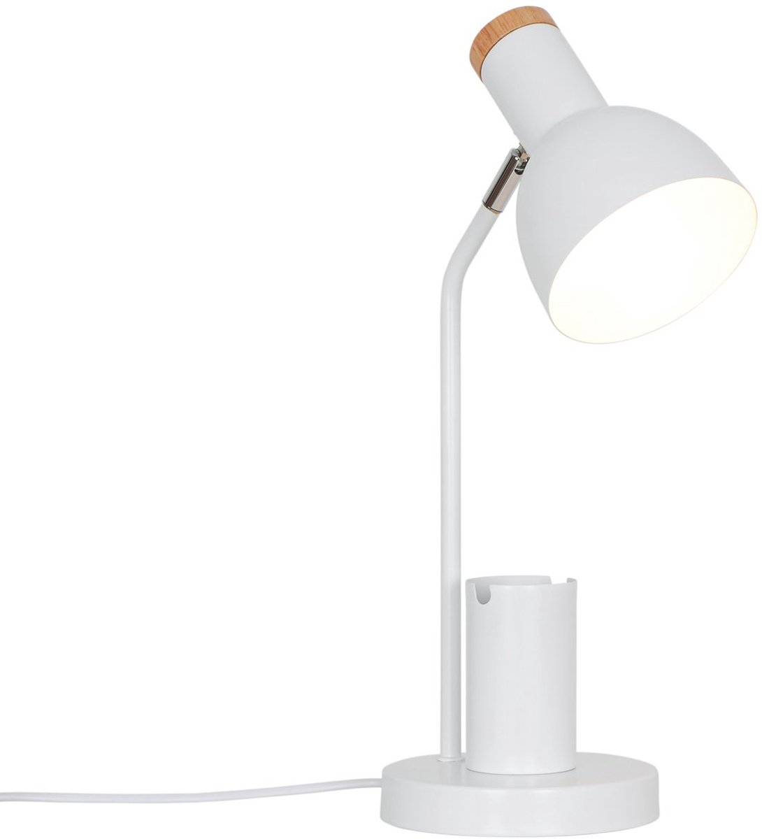 Devone Tischleuchte Weiß - Nordlux - Schlafzimmer - Skandinavisch - Metall - Mit Schirm