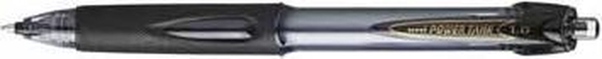 12 x uni-ball Gel-Kugelschreiber POWER TANK - 0,4 mm schwarz (dokument