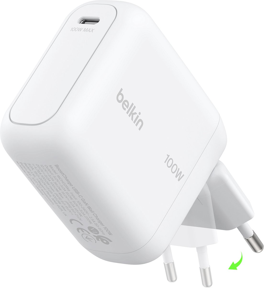 Belkin Belkin BoostCharge 100W USB-C GAN Ladegerät, weiß